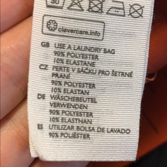 COS orange blouse with cutout - Picture 4 of 6